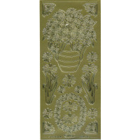 Наклейки Starform Ромашки золото (1031)