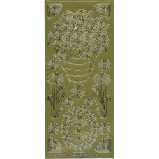 Наклейки Starform Ромашки золото (1031) Наклейки Starform Ромашки золото (1031)