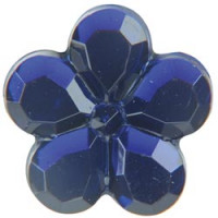 Акрилові стрази Jesse James Квіти Royal Blue, 16 мм, 10 шт. (P38-33)