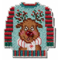 Набір для вишивання Mill Hill Новорічний светр (MH182431)