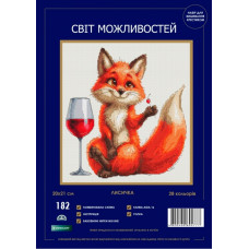 Набір для вишивання хрестиком Світ можливостей Лисичка (182 SM-N)