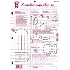 Трафарет HOTP із пластику Scandinavian Hearts (7333)