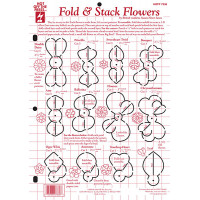 Трафарет HOTP із пластику Fold&Stack Flowers (7336)