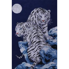 Набір для вишивання Design Works Тигри в місячному світлі - Moonlit Tigers (2544)