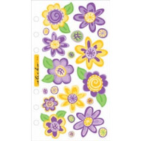 Наклейки з веллуму Sticko Квіти (SPVC-04)