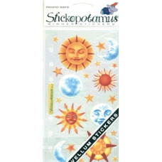 Наклейки з веллуму Sticko Сонце - місяць (SPVM-07)