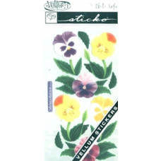 Наклейки з веллуму Sticko Анютки(SPVM-32)