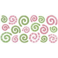 Наклейки з веллуму Sticko Завитки з глітером (SPZG-08)