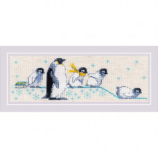 Набір для вишивання хрестиком Riolis Пінгвінчики (1975)