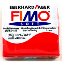 Полімерна глина Fimo Soft, Cherry Red (8020-26)