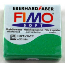 Полімерна глина Fimo Effect Glitter Green (802-502)