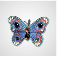 Набір для вишивання бісером Нова Слобода Блакитний метелик (РВ2002)