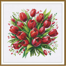 Набір для вишивання хрестиком Нова Слобода Букетик "Кохання"(РЕ2004)