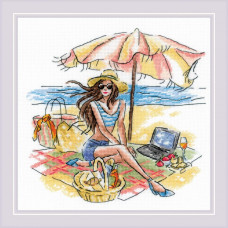Набор для вышивания крестом Riolis Пляжный отдых (2008)