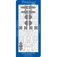 Наклейки Starform Ключики, замочки золото (104-1)