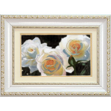 Набір для вишивання хрестиком Чарівна мить Три білі троянди (РК-035)