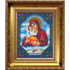 Набір для вишивання бісером Чарівна мить Ікона Божої Матері Почаївська (Б-1006)