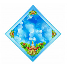 Серветка різдвяна зі свічкою та дзвіночками Virena (СПВ_205)