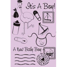 Акриловый штамп It s a Boy (117)