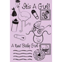 Акриловий штамп Royal Brush It s a Girl (118)