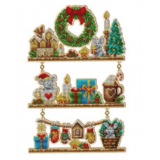 Фігурка інтер'єрна "Декор Різдвяний" під вишивку бісером VIRENA (ФІН_207)