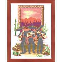 Набор для вышивания крестиком Чарівна мить Мексиканская музыка (РТ-026)