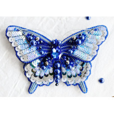 Набор для изготовления брошки Tela Artis Синяя бабочка (Б-209)