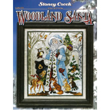Схема вишивки хрестиком Stoney Creek Woodland Santa (SCL555)