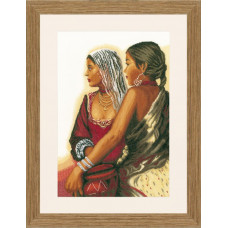 Набір для вишивання хрестиком LanArte Дві жінки (PN-0021219)