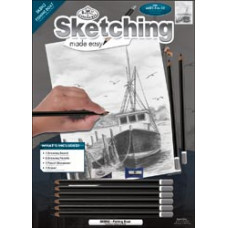 Набір для малювання олівцями за номерами Royal Brush Рибальське судно (SKBN-2)