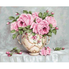 Набір для вишивання хрестиком Luca-S Рожеві троянди (B2319)