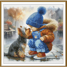 Набір для вишивання хрестиком Нова Слобода Дощовий поцілунок (СР2364)