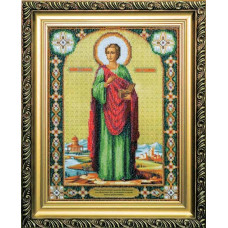 Набор для вышивания бисером Чарівна мить Икона великомученика и целителя Пантелеймона (Б-1018)