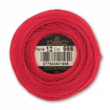 Нитки DMC Perle Cotton Size 12 - Bright Red (116 12 666)