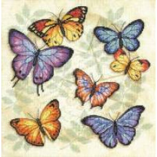 Набір для вишивання хрестиком Багато метеликів (35145)