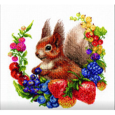 Набір для вишивання хрестиком Crystal Art Ягідна мелодія (ВТ-262)