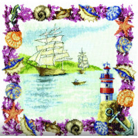 Набір для вишивання хрестиком Crystal Art Сказання про море (ВТ-264)