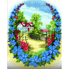 Набір для вишивання хрестиком Crystal Art Квітковий оберіг (ВТ-267)