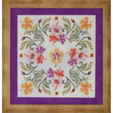 Схема для вишивки Glendon Place Malvaceae (The Hibiscus Mandala) (GP267)