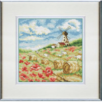 Набір для вишивання хрестиком OLANTA Літо в селі (VN-268)
