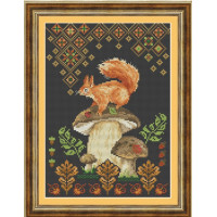 Набір для вишивання хрестиком OLANTA Грибочок для білочки (VN-271)