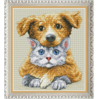 Набір для вишивання хрестиком OLANTA Друзі (VN-273)