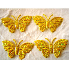 Аплікація Only Метелик, золото, голографічний (ЕМ-00001)