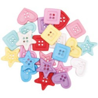 Набір декоративних гудзиків-прикрас Jesse James Крем-брюле (5417)