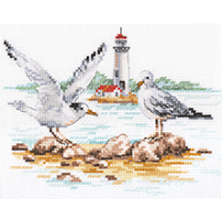 Набір для вишивання хрестиком Аліса Мілина. Чайки (3-30)