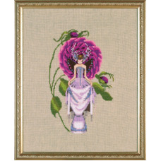 Набор бисера MillHill для дизайна Mirabilia Leafy Cabbage Rose Rose Couture (NC300E)