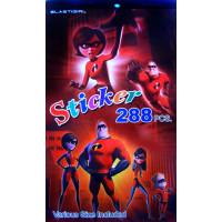 Набір наклейок Sticko Еластична дівчинка, 288 шт. (YQ-K0779)