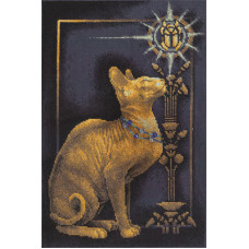 Набір для вишивання хрестиком Panna Скарабей та кішка (К-1067)