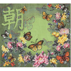 Набір для вишивання хрестиком Panna Танцюючі метелики (Б-1060)