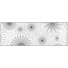 Картон кольоровий URSUS Спіральні орнаменти на білому тлі, 220гр. (UR-60364613R)